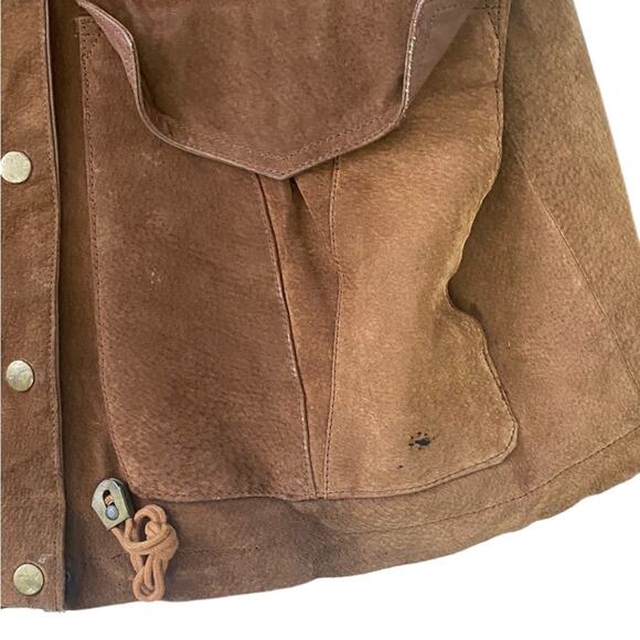 Vintage Lew Magram Suede Leather Jacket Large - Picture 12 of 13